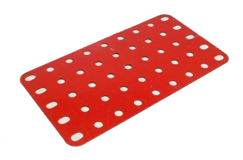 Flat Plate, 9x5 holes, light red - used