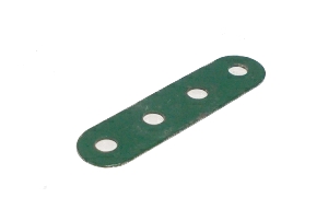 Strip 4 holes, 1930's dark green