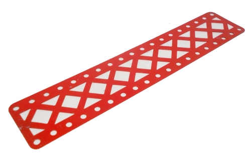 Double Braced Girder 19 holes - 1960's light red