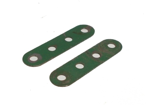 2 x Strip 4 holes, mid-green - used (part 6)