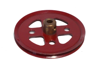 Pulley 50mm dia, red