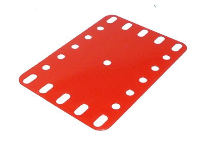 Flexible Plate 7x5 holes - light red