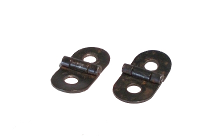 Hinge x 2, black finish