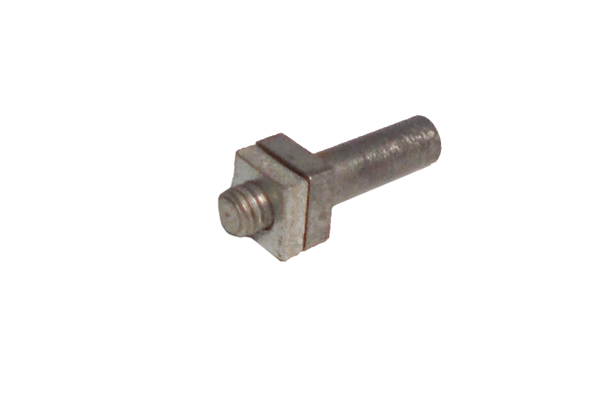 Threaded Pin 15mm, with square nut, zinc finish (used)