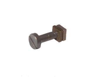 Pivot Bolt 16mm long, slotted head, blackened