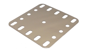 Flexible Plate 5x5 holes, light grey