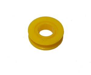 Small Pulley, yellow 22mm diameter