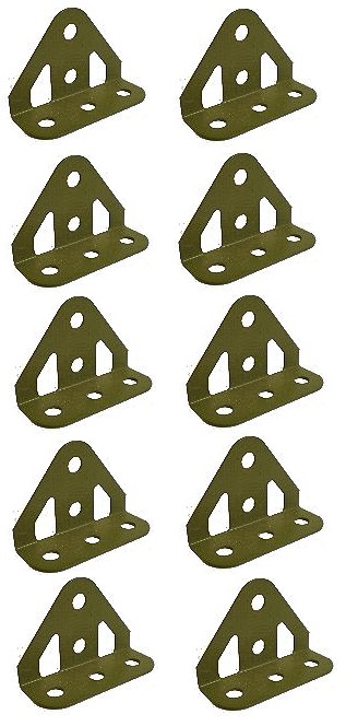10 x Trunion, Army green (ex-multikit)  ** SAVE 1/3 **