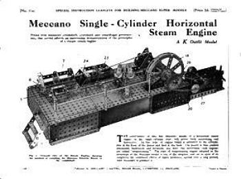 SINGLE CYLINDER HORIZONTAL STEAM ENGINE (REVISED)
