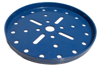 Wheel Flange 89mm dia, blue