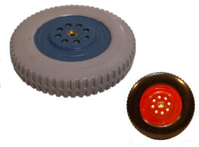 Road Wheel 108mm dia, plastic