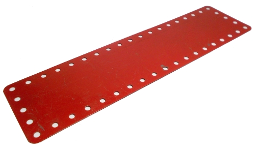 Flexible Strip Plate 19x5 holes, red (used)