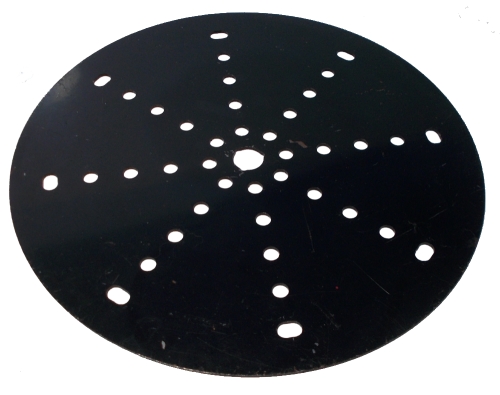 Circular Plate 150mm dia - black