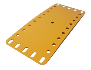 Flexible Plate 11x5 holes, UK Yellow
